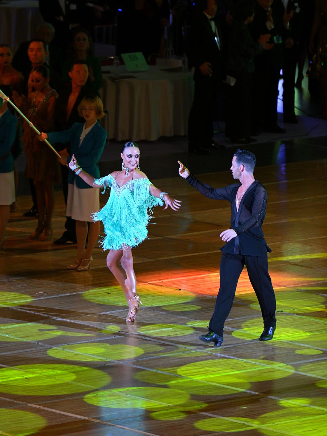 Christina Katsaros competing in Japan